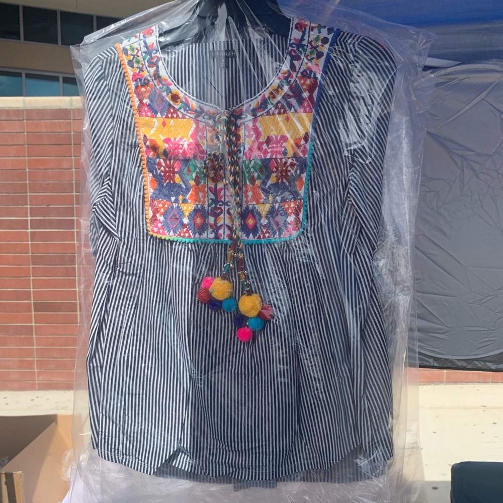 HANNAH woman top blouses.